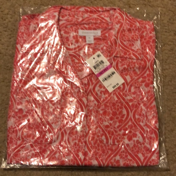 Charter Club Petite Linen Utility Shirt - Picture 3 of 4